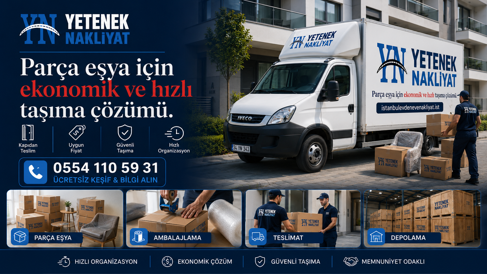 Parça Eşya Taşıma hizmeti - Yetenek Nakliyat