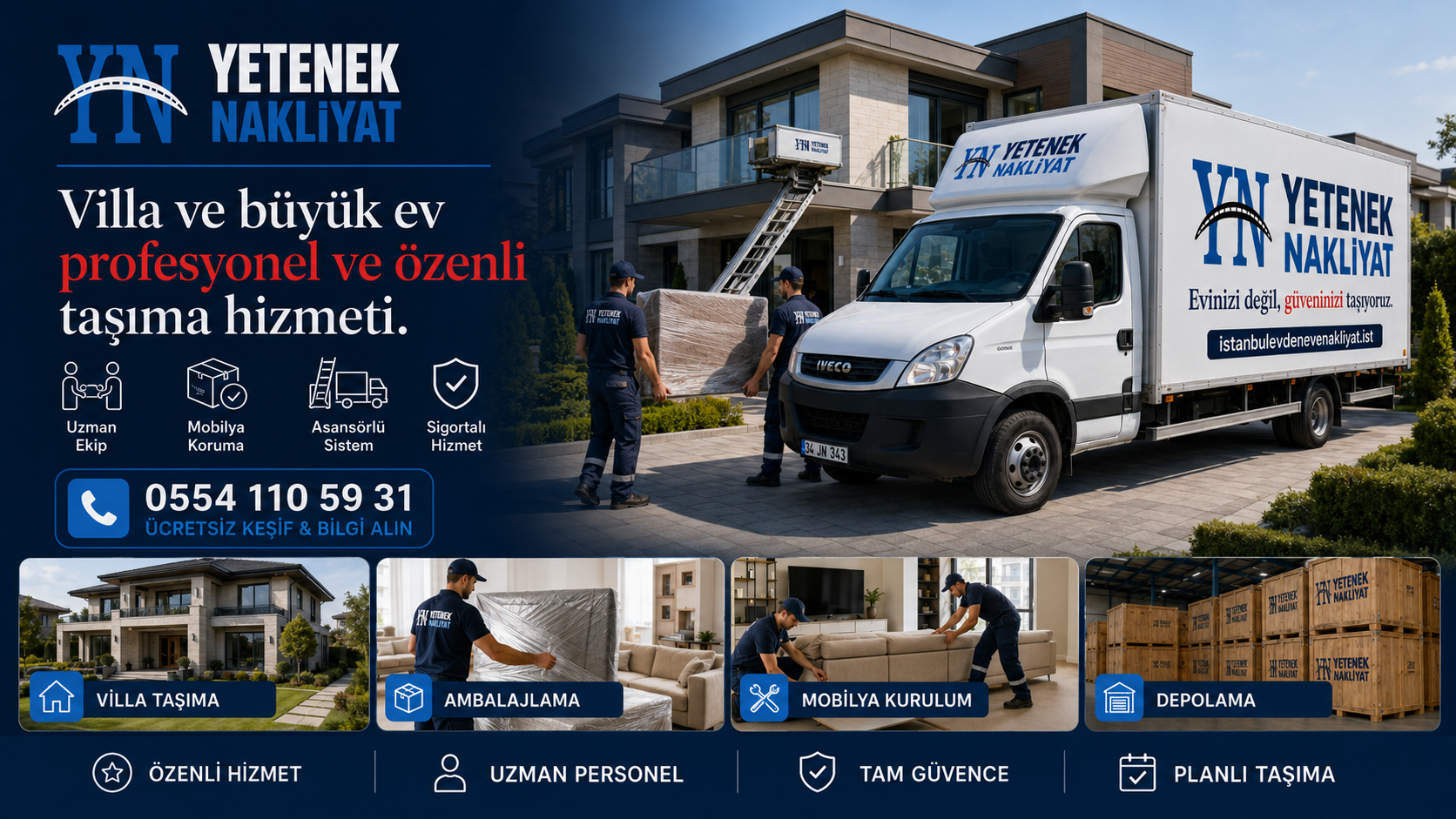 Villa Taşıma hizmeti - Yetenek Nakliyat